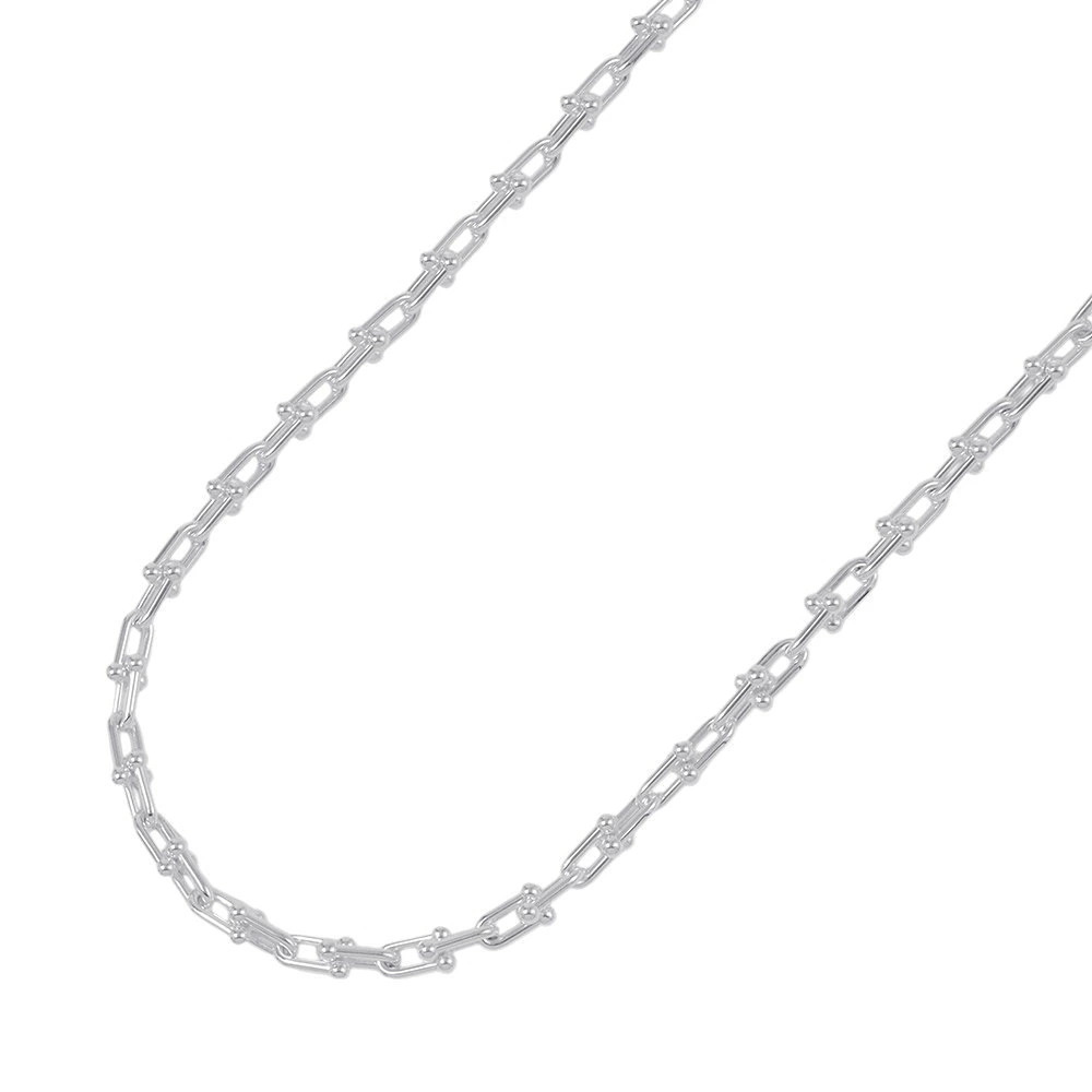 Tiffany Co Link Necklace Sterling Silver